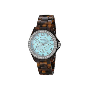 Watch strap Fossil ES4012 Plastic Leopard 18mm